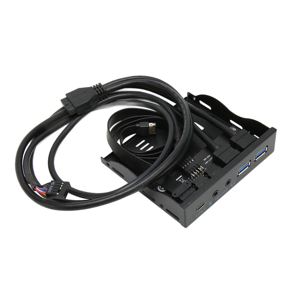 Front Panel USB 3.2 Hub 10Gbps Plug and Play Iron Shell Floppy Disk Reader for Win for Linux