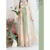 Women's Tang Dynasty Hanfu Set, Elegant High Waist Ruqun Skirt, Fairy Hanfu For Daily Spring Summer Wear