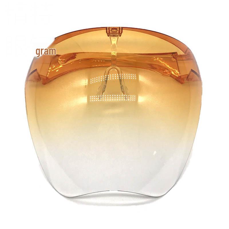 Clear Full-Protection Face Mask with Anti-Droplet, Anti-Fog, Windproof, Dustproof, and Oil Fume Resistant Features