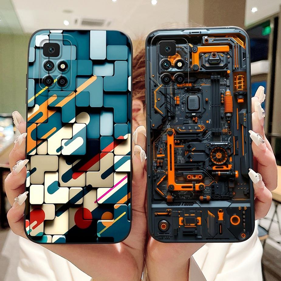 For Xiaomi Redmi 10 Case New Fashion Candy Painted Cover Soft TPU Phone Case For Redmi 10 Prime Redmi10 2022 Fundas 6.5'' Bumper