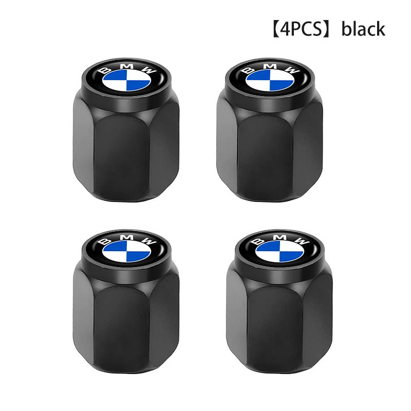 4pcs Car Wheel Valve Cap Dust Protection Cover Theftproof Stem For BMW M Sport M2 M3 M4 M5 M6 E46 E90 E60 F10 F20 E87 X3 X6