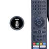 Ergonomic Voice Activated TV Remote For Streaming And Durability