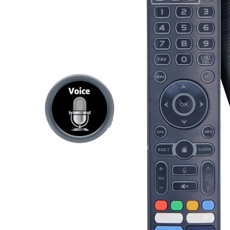 Ergonomic Voice Activated TV Remote For Streaming And Durability