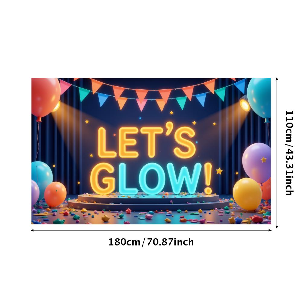 Photo Prop LED Neon Banner Party Decoration Glow Effect Neon Sign For Festival Decoration Party Celebration Night Event
