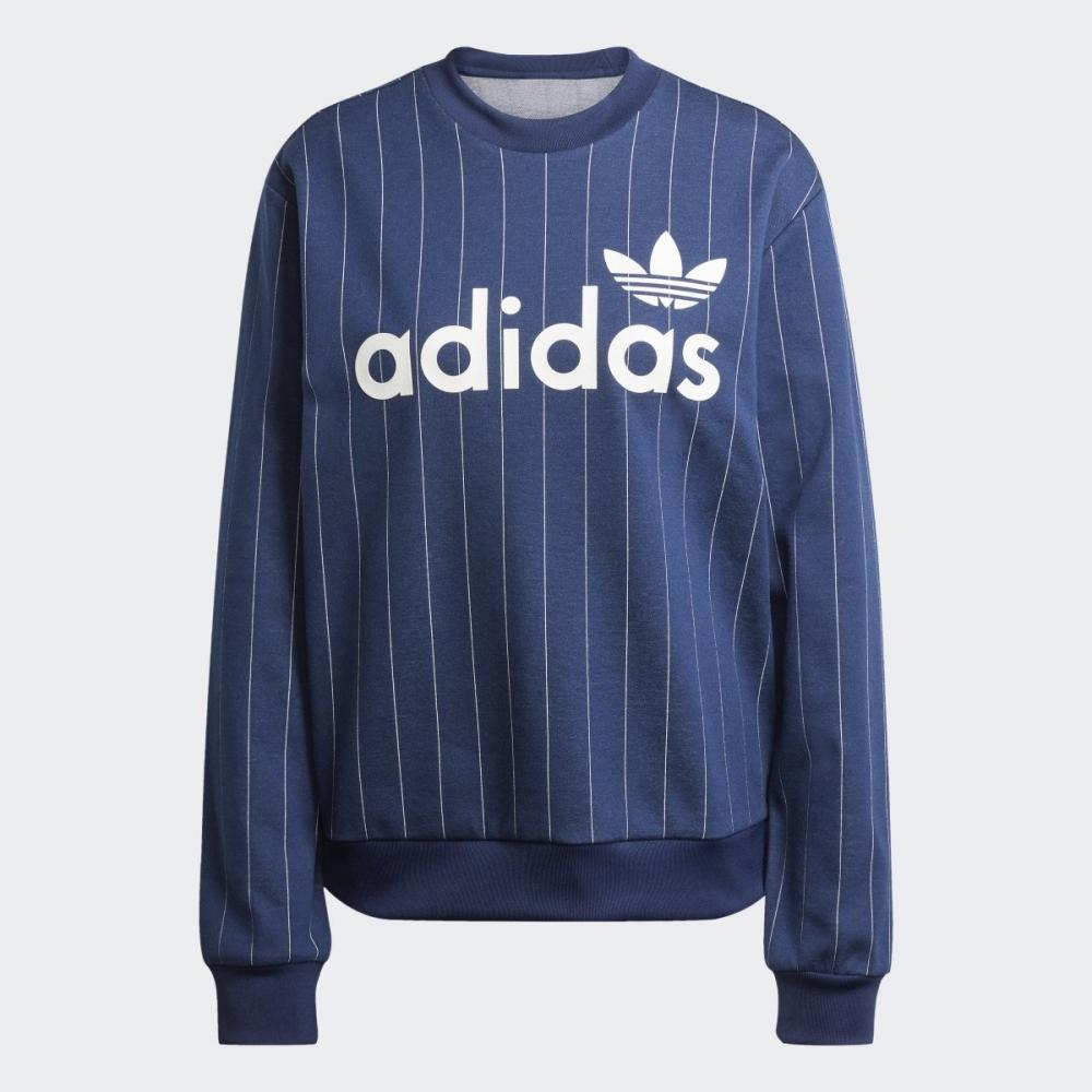 Adidas Pinstripe Graphic Sweatshirt Jj3488