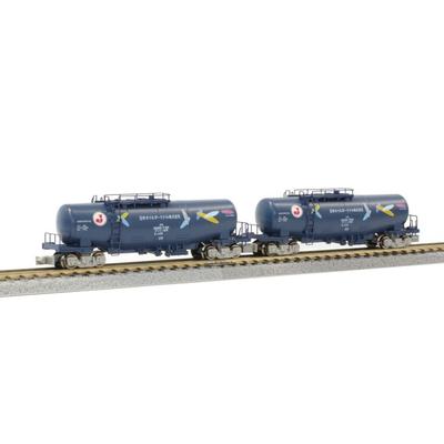Rokuhan Z Scale T004-5 Tank Car Tak1000 Japan Oil Terminal with Yaba Mark (2 Cars)