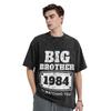 Big Bro Is Watching You 1984 Tshirt Harajuku Tshirts Shortsleeved Street Style Tshirt Beach Casual O Neck Big Size Tees