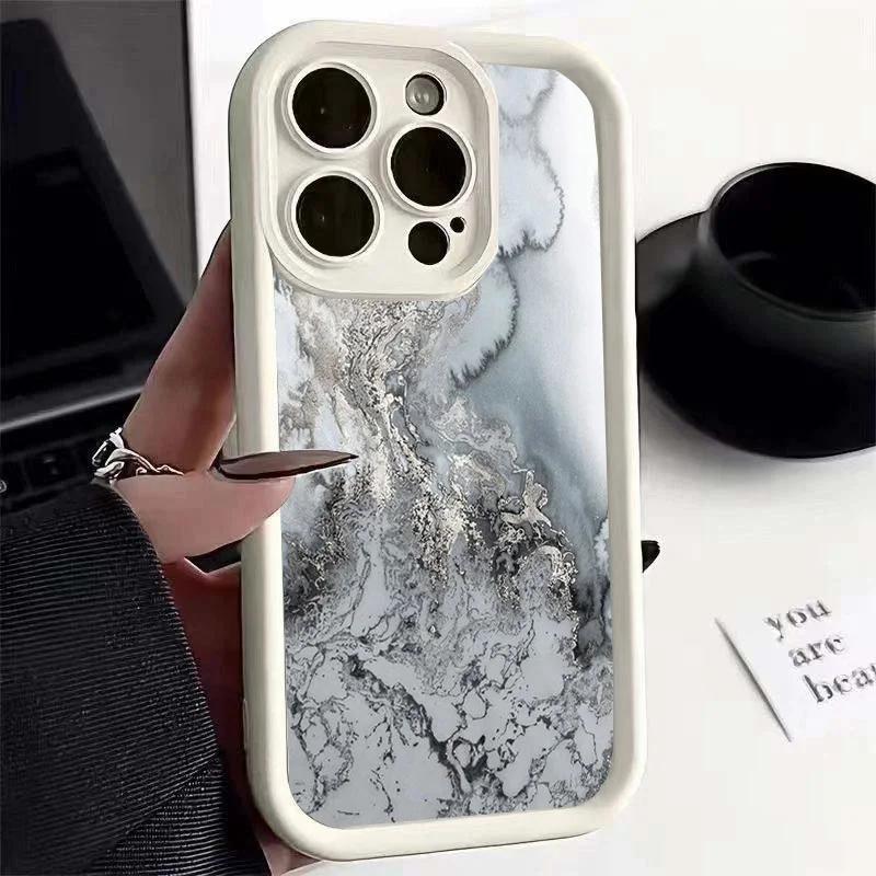 Colored Marble Phone Case For OPPO Reno 11F 12F 13F 13 Pro 11 12 10 Pro Plus 8T 4G 5G 4 5 6 7 8 Pro 6Z 5Z Pattern Soft Cover