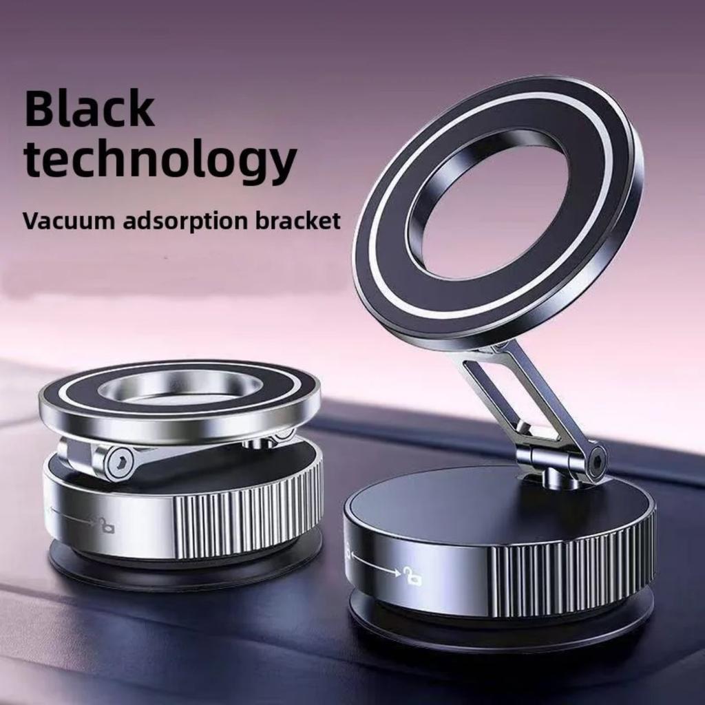 Superstarke magnetische Handyhalterung, verbesserter ABS, 360° drehbares und faltbares Design, mit einem Vakuumnapf