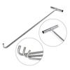 Stainless Steel Manhole Cover Hook Heavy Duty Lifter Manhole Hook Tool for Sewer and Drain Grates Safe and Easy Access