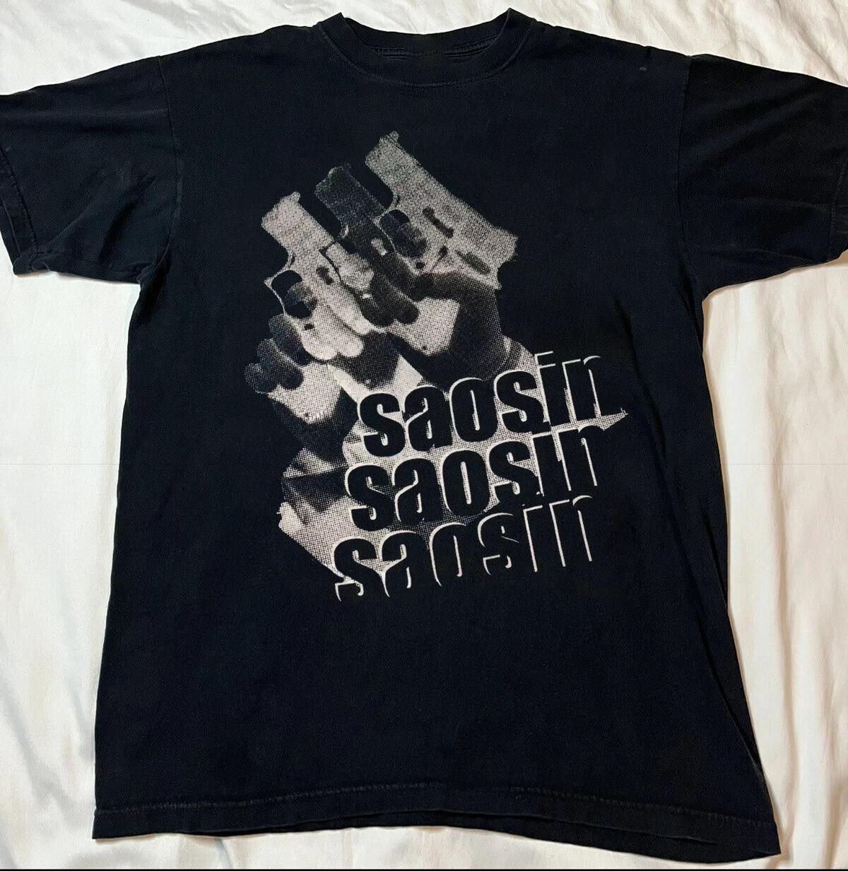 Saosin Band Pistol Cotton Unisex T-Shirt XXL