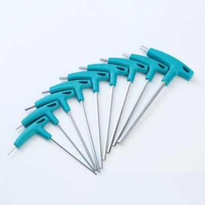 7pcs T-Handle Hex Allen Key Screws Screwdriver Spanner Master Key Hex Wrench 2.5-10mm T-Handle Allen Keys