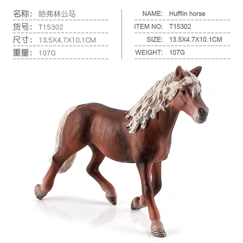 Nine Simulation Ranch Horse Farm Horse Model Haverin Stallion Sharma Hanover Horse Arabian Horse Ornament
