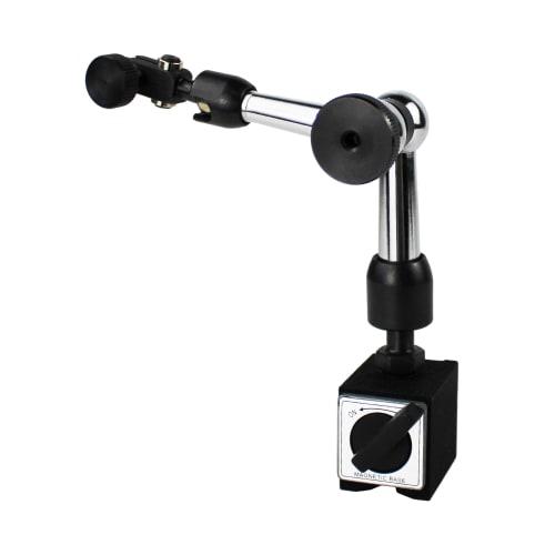 STEELMIGHT Magnetic Base Stand with Compact Locking Function, Adjustable ON/OFF Control, 6/8mm Hole Diameter, Magnetic Base Dial Stand, Magnetic Holde