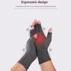 Relieve Hand Discomfort with 1pair Fingerless Compression Gloves