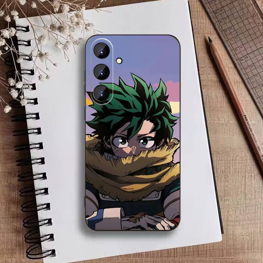 Katsuki Bakugo R-Hero Academia Phone Case For Samsung Galaxy A73,A21s,A22,A31,A52,A53,A71,A41Soft Black Shell