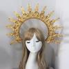 Baroque Luxury Hair Hoop Headwear Gothic Crown Material Package Goddess Pearl Headband Hair Accs for Women Photo