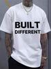 Men's T-Shirt, Classic Graphic T-Shirt, Soft And Comfortable T-Shirts For Men, Script Logo