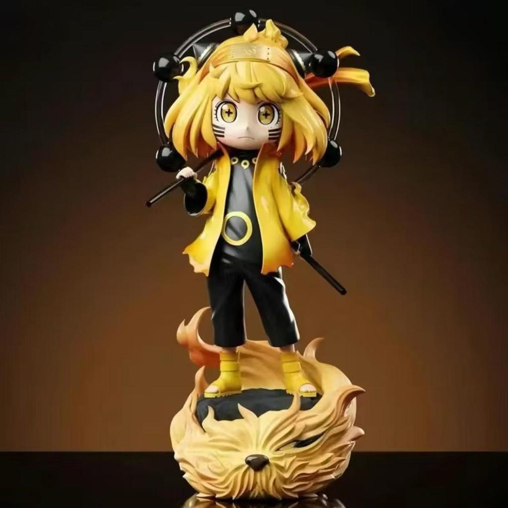 Spy x Family Anya Cosplay Naruto Figures: Anya, Sasuke, Itachi, Konan Anime Desk Ornaments