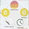 5 Sheets PVC Paper Stickers Self-adhesion Number 160x160mm Sticker: 12.7x12.7mm 100pcs/sheet