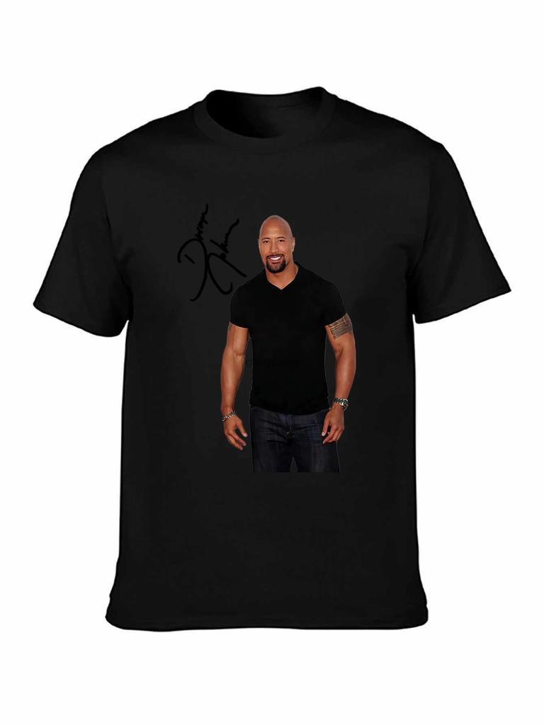 Dwayne Johnson Signature Black T-shirt