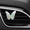 Colorful Butterflies Car Vent Aromatherapy Diffuser Plaster Floral Air Freshener Ornament Car Aromatherapy Accessories Interior