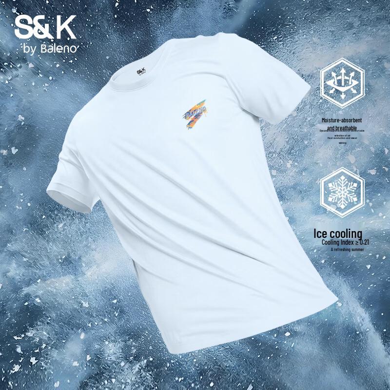 Baleno Men s Ice Silk Pique Short Sleeve T-Shirt 3XL