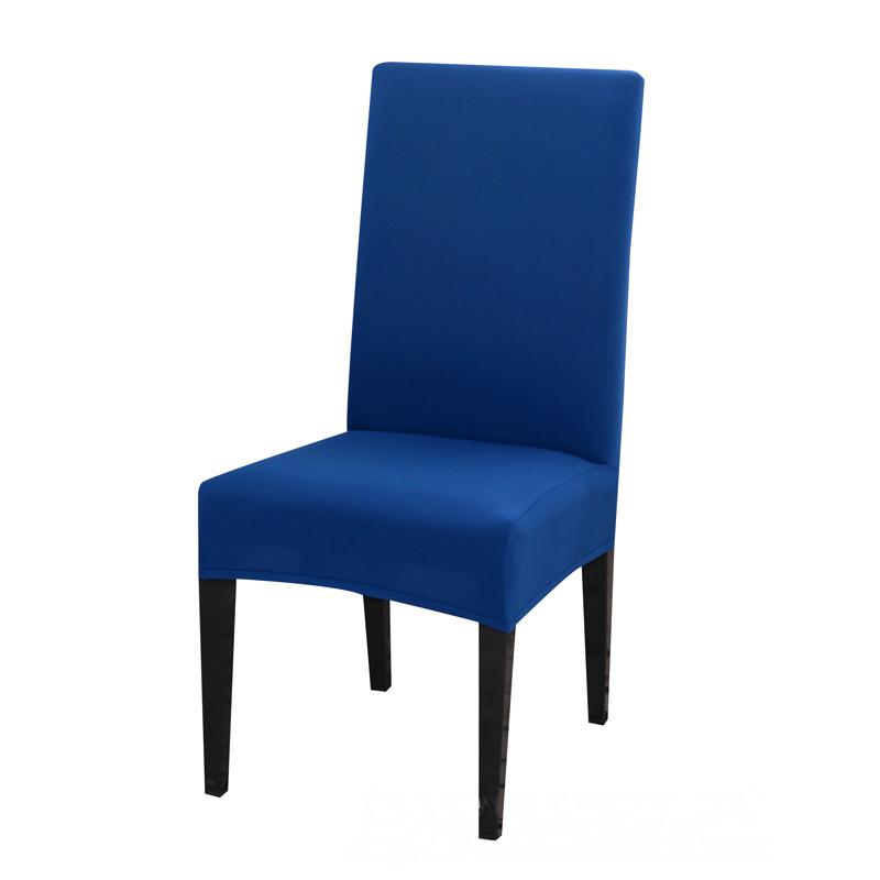 1PC Washable Kitchen Elastic Wedding Stretch Party Chair Protector Dining Room Solid Living Room Chair Slipcovers