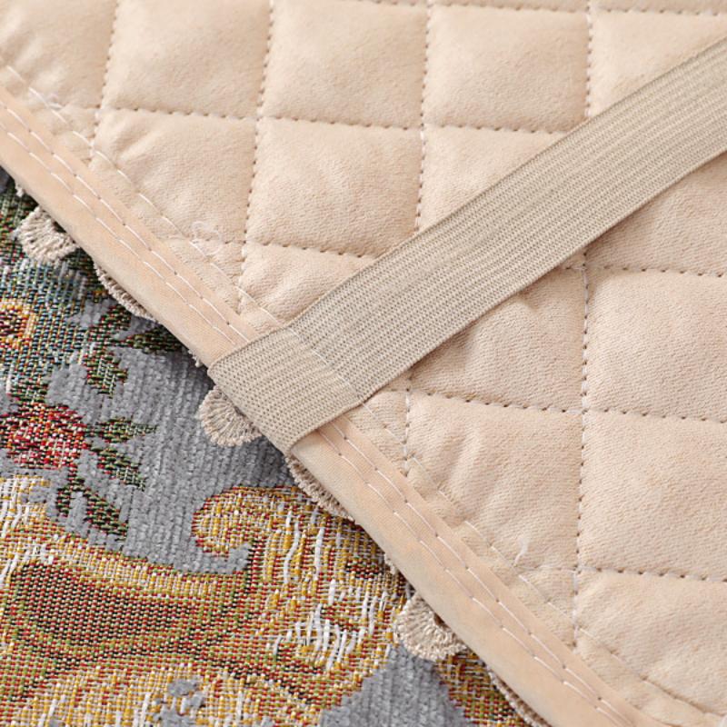 Chenille Table Cloths European Dining Table Cover Chair Cushion Cover Jacquard Red Round Tablecloths Party Wedding Table Decor