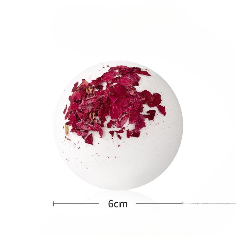 Large-sized bath ball, bath bubble bath tub, bathing ball, girl child bath, foam essential oil bath salt ball bath, bath bubble flower Milk Rose