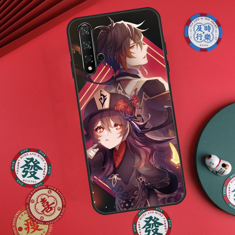 Genshin Impact Hu Tao Ghost For Huawei Nova 11 Pro 9 10 SE Y60 Y70 Y90 Y61 Y91 Y72 Y73 12i 11i 8i P20 P30 P40 Lite Case
