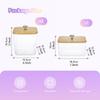 3 Pack Laundry Room Organization Storage Containers Acrylic Laundry Pod Containers and Dryer Sheet Holder with Lids and Labels for Laundry Detergent