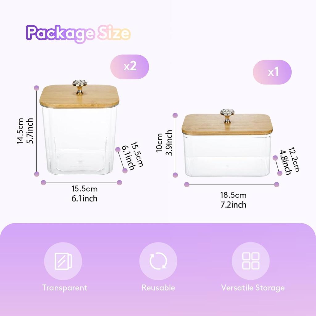 3 Pack Laundry Room Organization Storage Containers Acrylic Laundry Pod Containers and Dryer Sheet Holder with Lids and Labels for Laundry Detergent