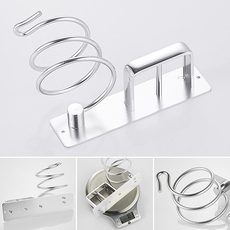 Uchwyt do suszarki do włosów Organizator stojaków Uchwyt do prostowania włosów Regał do przechowywania Półka łazienkowa do montażu na ścianie Akcesoria do przechowywania