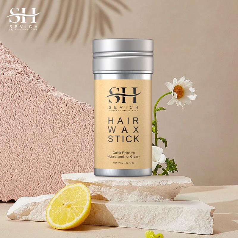 Bâton de cire pour perruques Anti-frisottis Contrôle des mèches rebelles Cire coiffante Longue durée Lisse Cheveux cassés Pommade Crème