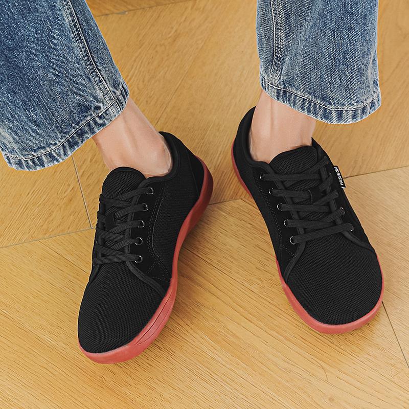 TUINANLE Széles lábujjú cipők Minimalista mezítlábas cipők Unisex Hálós Lélegző Alkalmi Férfi Cipő Kényelmes Kültéri Séta Sport
