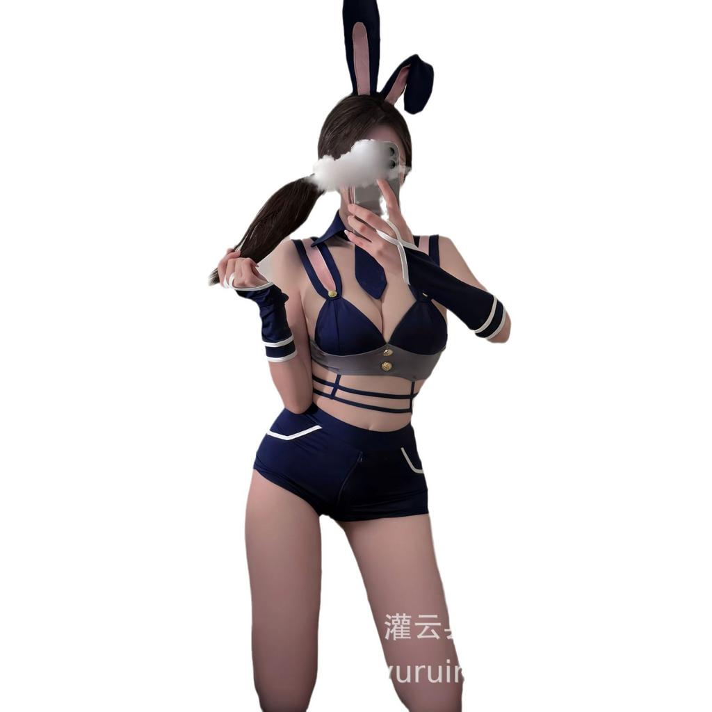 Midnight Bunny Inspector Crotch Set Sex Underwear Sexy Dew Pure Desire Uniform