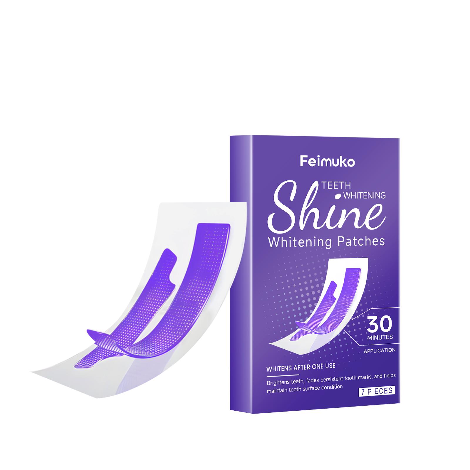 Feimuko Shining Teeth Care Strips Gentle care for cleaning dental dirt, portable and refreshing oral care strips
