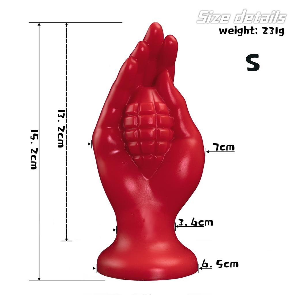 Silikon Simulation Faust Silikon Anal Plug Hintere Massage SM Anal Dehnung Masturbator