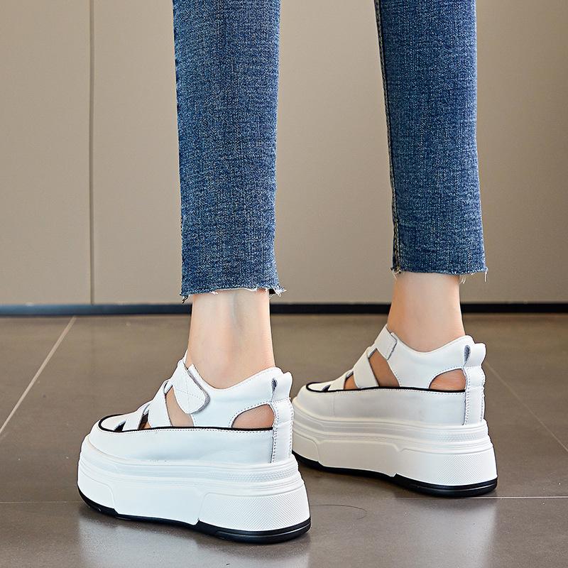 Inner heightening new breathable dad shoes platform sandals small sports and leisure shoes A