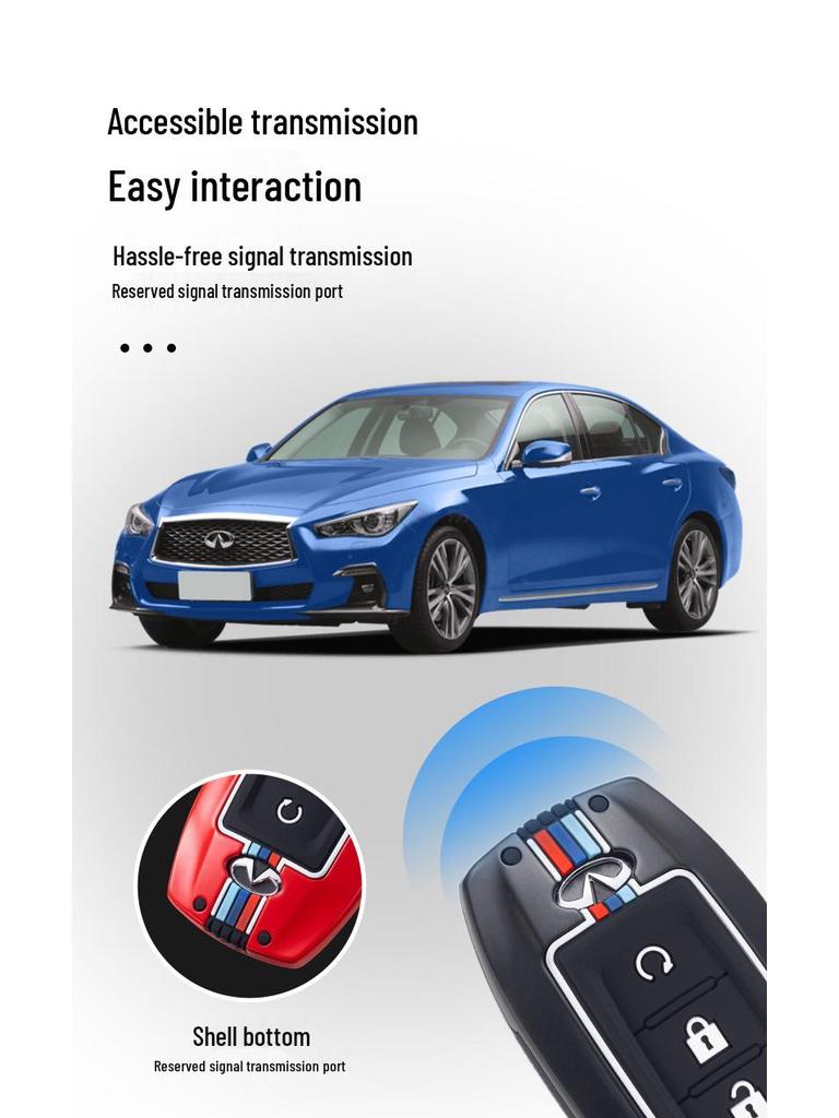 Infiniti QX50 and QX60 Premium Car Key Shell - Full Wrap Design for Men & Women