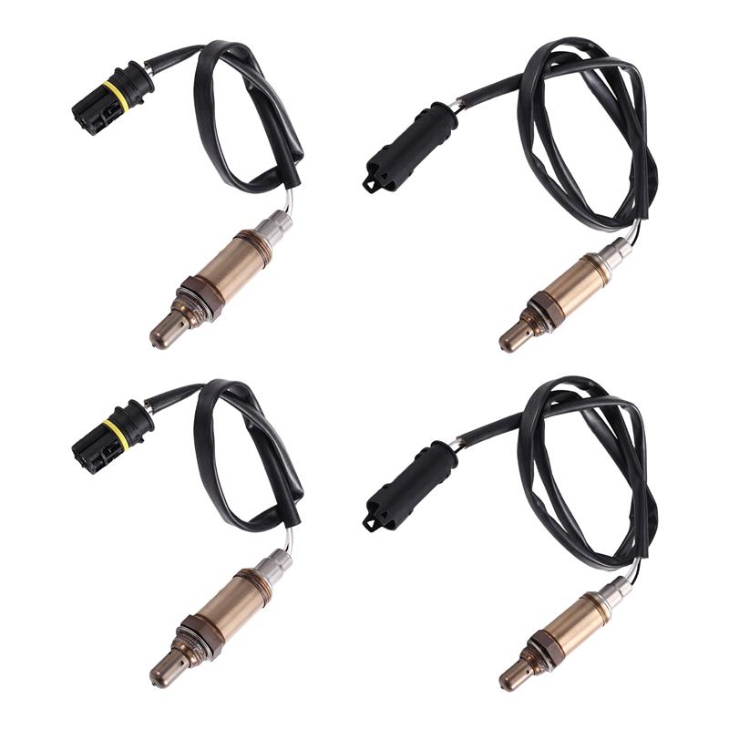 ABLZ-Oxygen O2 Sensor 4X Up& Downstream Set 11781433050 11781433075 For BMW E46 323I 325Ci 325I 325Xi 328I 330Ci