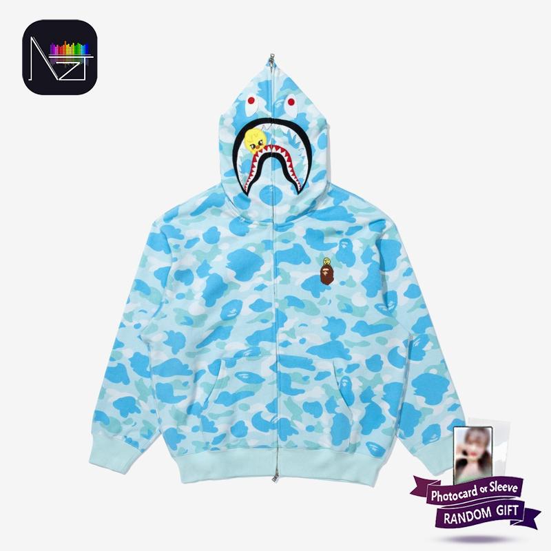 

[ПРЕДЗАКАЗ] STRAY KIDS × BAPE – Толстовка с полной молнией BbokAri SHARK (Феликс Вер.) Felix (M)