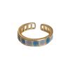 1 Pezzo Anello Colorato Smalto Design per Donne Sofisticato Minimalista Lusso Statement Moda Fascia