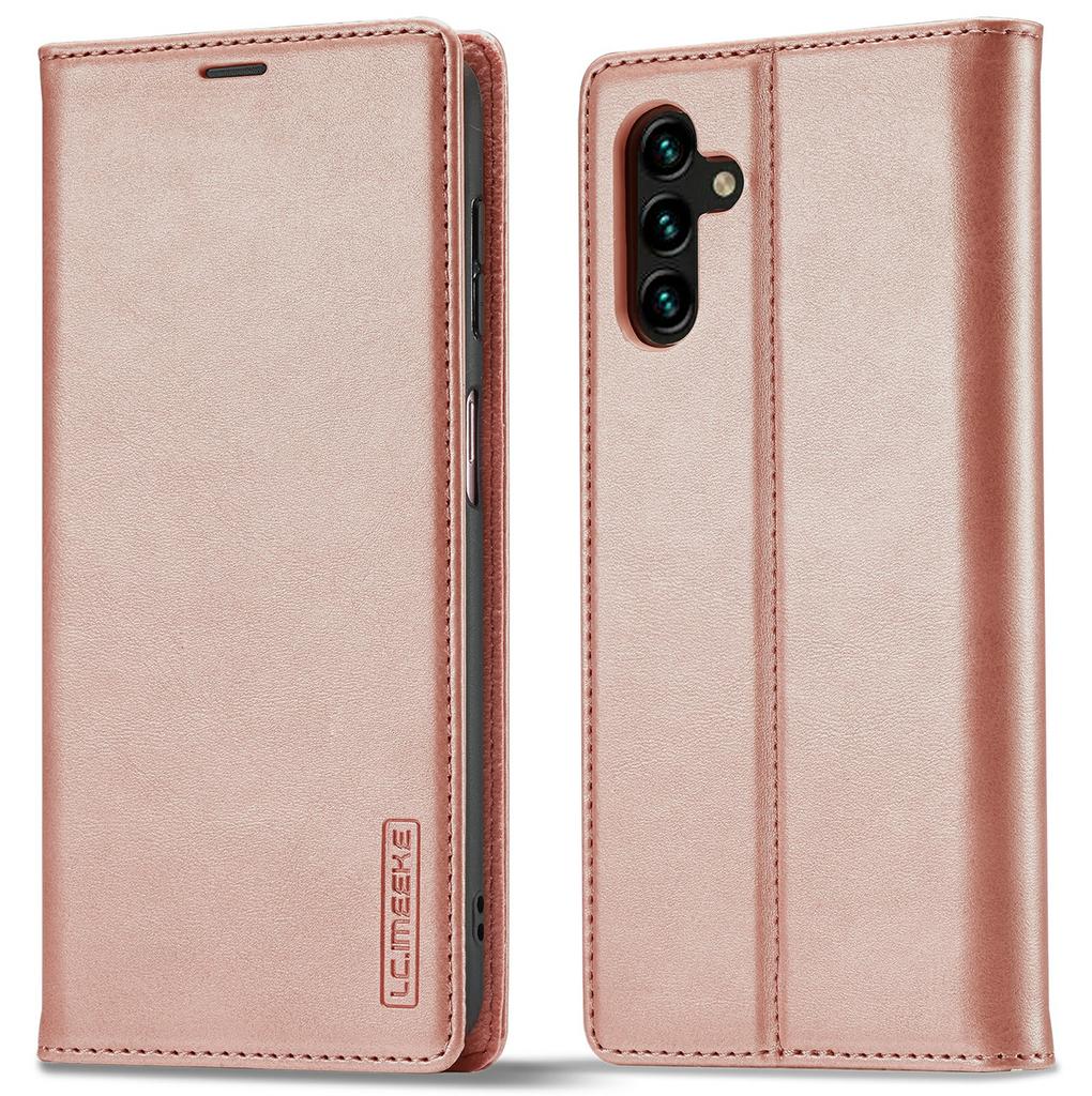 LC.IMEEKE Pouzdro-peněženka z mikrovláknové kůže pro Samsung Galaxy A37 5G