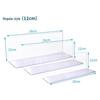 Transparent PVC Magnetic L-Shaped Shelf Dividers for Supermarkets & Convenience Stores