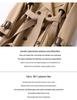 2024 Slim Classic Over-the-Knee Trench Coat for Women - Mid-Length Korean Style, Loose Fit, Petite Trendy Overcoat