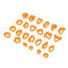 193pcs   Clay Earring Cutters   25 Shapes Clay Cutters for Key Rings Necklaces