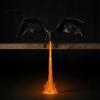 Creative Home Interior Decor Fire-breathing Dragon Figurine, Durable PLA Flying Book Stopper, Halloween Decoration 3D Print Fantasy Ornament