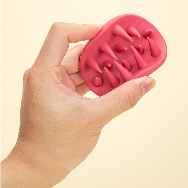 1pcs Scalp Massage Hair Washing Shampoo Brush Soft Silicone Hairbrush Bath Shower Brush Family Salon Hair Care Tool Gifts